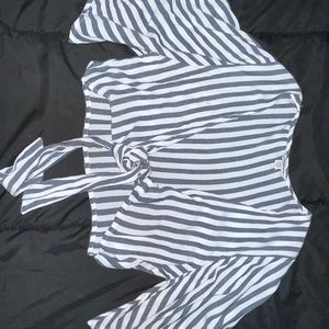 brand new knot stripe shirt